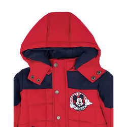 Disney Mickey Mouse Long Sleeve Zip Jacket (Boys Red) - 6 Years