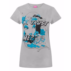 Disney Short Sleeved T-Shirt (Womens Grey) - XX-Large