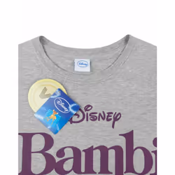 Disney Short Sleeved T-Shirt (Womens Grey) - Large