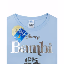 Disney Short Sleeved T-Shirt (Womens Blue) - X-Large