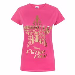 Disney Short Sleeved T-Shirt (Womens Pink) - Large