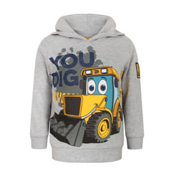 JCB Hoodie (Boys Grey)
