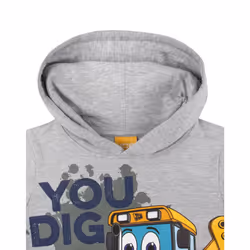 JCB Hoodie (Boys Grey)
