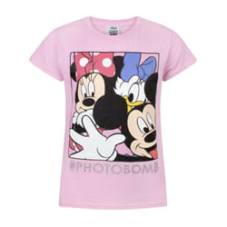 Disney Short Sleeved T-Shirt (Girls Pink) - 14-15 Years