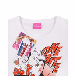 Disney Short Sleeved T-Shirt (Girls White) - 12-13 Years