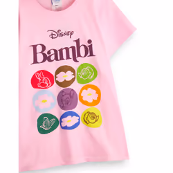 Disney Short Sleeved T-Shirt (Girls Pink) - 7-8 Years