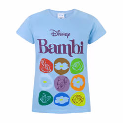 Disney Short Sleeved T-Shirt (Girls Blue) - 14-15 Years