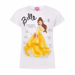 Disney Short Sleeved T-Shirt (Girls White) - 12-13 Years