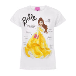 Disney Short Sleeved T-Shirt (Girls White) - 12-13 Years