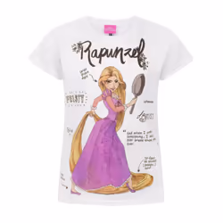 Disney Short Sleeved T-Shirt (Girls White) - 12-13 Years