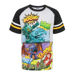 Skylanders Raglan Short Sleeved T-Shirt (Boys Yellow) - 3-4 Years