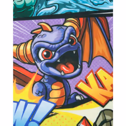 Skylanders Raglan Short Sleeved T-Shirt (Boys Yellow) - 3-4 Years