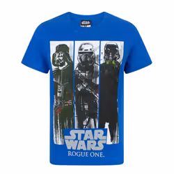 Star Wars Short Sleeved T-Shirt (Boys Blue) - 13-14 Years