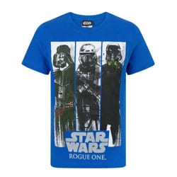 Star Wars Short Sleeved T-Shirt (Boys Blue) - 13-14 Years