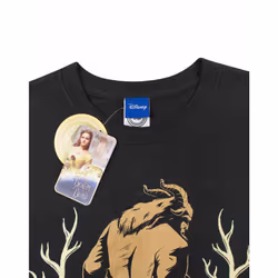Disney Short Sleeved T-Shirt (Mens Black)