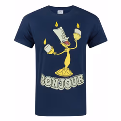 Disney Short Sleeved T-Shirt (Mens Blue) - Small