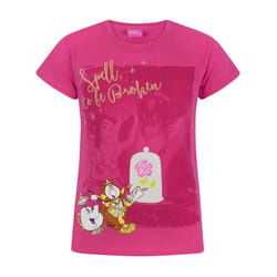 Disney Short Sleeved T-Shirt (Girls Pink) - 13-14 Years