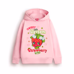 Shopkins Hoodie (Girls Multicoloured) - 3-4 Years