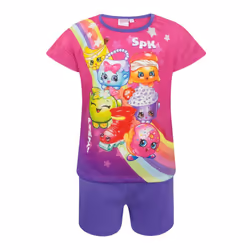 Shopkins Short Sleeve Short Leg Pyjama Set (Girls Pink) - 5-6 Years