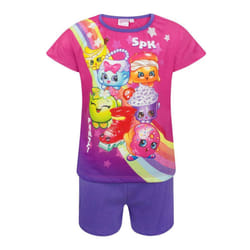 Shopkins Short Sleeve Short Leg Pyjama Set (Girls Pink) - 5-6 Years
