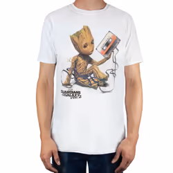 Guardians of the Galaxy Vol 2 Groot Tape Men's Short Sleeve T-Shirt - Small