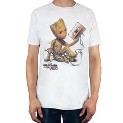 Guardians of the Galaxy Vol 2 Groot Tape Men's Short Sleeve T-Shirt - Small