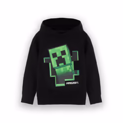 Minecraft Hoodie (Unisex Kids Black) - 5-6 Years