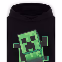 Minecraft Hoodie (Unisex Kids Black) - 5-6 Years