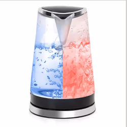 Tower T10012 Colour Changing LED Jug Kettle, 2200 W, 1.7 Litre, Black