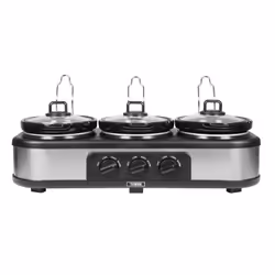 Tower Torre T16015 tre pot Slow cooker, nero 4.5 L Black - Additional view 6