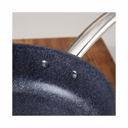 Tower TruStone Hard -Wearing 20cm Frying Pan, Non-Stick & Easy Clean in Violet Black