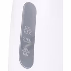Tower T10029W 2200W 1L Cordless Lightweight Jug Kettle, Grip Handle, White