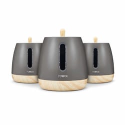 Tower T826031G Kitchen Storage Canisters, Scandi Range, Grey