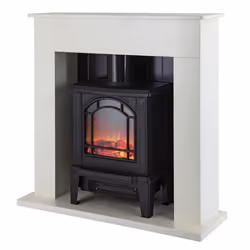 Warmlite heating WL45037W fireplace Indoor Fireplace suite Electric Black