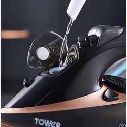 Tower T22013 CeraGlide Steam Iron, Ceramic Sole Plate, Rose Gold/Black - Additional view 6