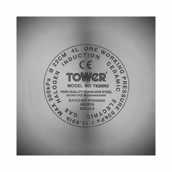 Tower One-Touch Ultima 4L Pressure Cooker Stainless Steel - Additional view 4