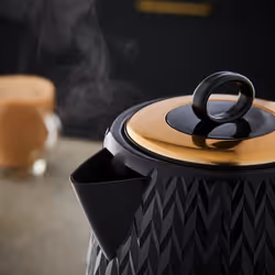Tower Empire T10052BLK 3KW 1.7L Kettle Black with Brass Accents - Additional view 5