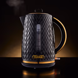 Tower Empire T10052BLK 3KW 1.7L Kettle Black with Brass Accents - Additional view 7