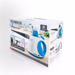 Tower T134000 steam cleaner Portable steam cleaner 0.25 L 1050 W Blue, White - Additional view 8