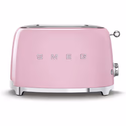 Smeg KLF03PKUK 1.7Ltr - 3kw Kettle and TSF01PKUK 2 Slice Toaster Set in Pink