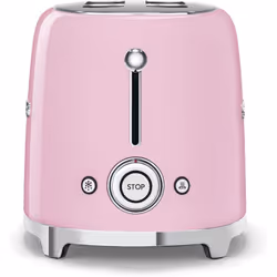 Smeg KLF03PKUK 1.7Ltr - 3kw Kettle and TSF01PKUK 2 Slice Toaster Set in Pink
