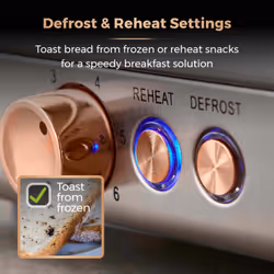Tower Cavaletto 4 Slice Stainless Steel Toaster - Additional view 5