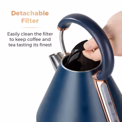 Tower Cavaletto 3KW 1.7 Litre Pyramid Kettle Midnight Blue - Additional view 6