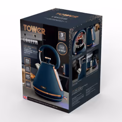 Tower Cavaletto 3KW 1.7 Litre Pyramid Kettle Midnight Blue - Additional view 8
