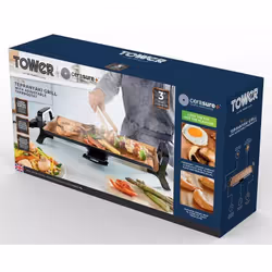 Tower Cerasure+ teppanyaki hob 1800 W Table-top Aluminium