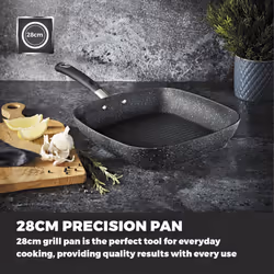 Tower T900115 Precision 28cm Non-Stick Grill Pan, Black - Additional view 4