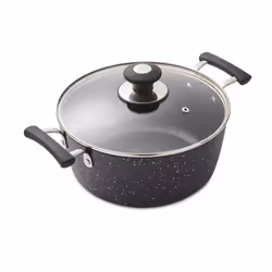 Tower T900116 Precision 24cm Non-Stick Stock Pot Black