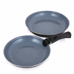Tower T800203 Freedom 3 Piece Frying Pan Set, Ceramic Coating, Graphite