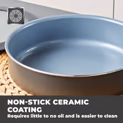 Tower T800204 Freedom 24cm Saute Pan, Graphite