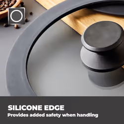 Tower Freedom T800206 2 Piece 24/28cm Silicone Glass Lids - Additional view 3